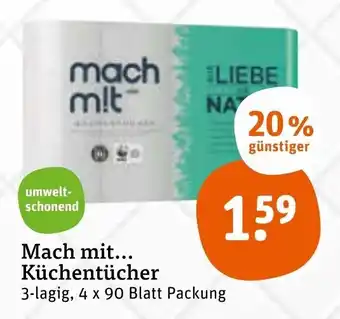 tegut Mach mit Küchentücher Angebot