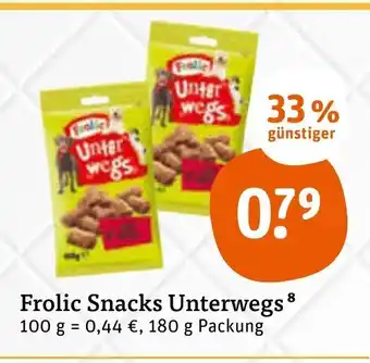 tegut Frolic Snacks Unterwegs 180g Angebot