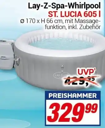 CENTERSHOP Lay-Z-Spa-Whirlpool ST. LUCIA 605 | Angebot