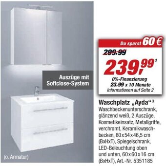 toom Baumarkt Waschplatz ,,Ayda" Angebot