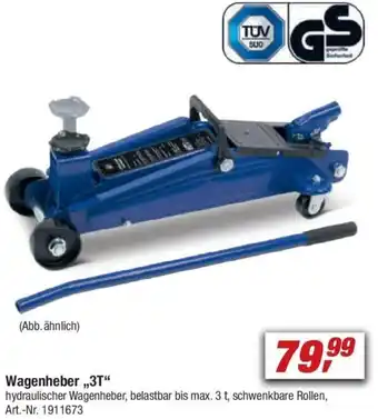 toom Baumarkt Wagenheber ,,3T" Angebot