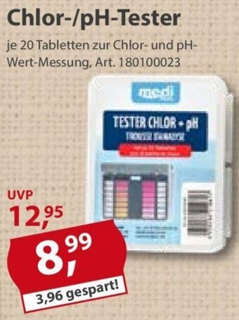 Sonderpreis Baumarkt Chlor-/pH-Tester Angebot