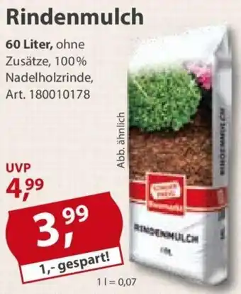 Sonderpreis Baumarkt Rindenmulch 60 Liter Angebot