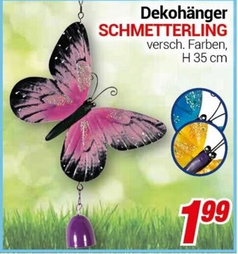 CENTERSHOP Dekohänger SCHMETTERLING Angebot