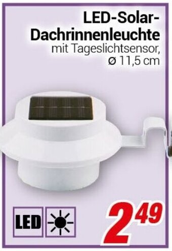 CENTERSHOP LED-Solar Dachrinnenleuchte Angebot