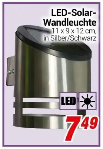 CENTERSHOP LED-Solar-Wandleuchte Angebot