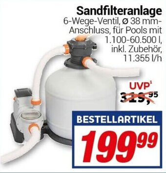 CENTERSHOP Sandfilteranlage Angebot