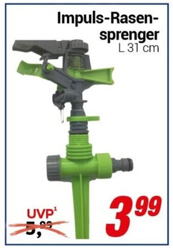 CENTERSHOP Impuls-Rasensprenger L 31 cm Angebot
