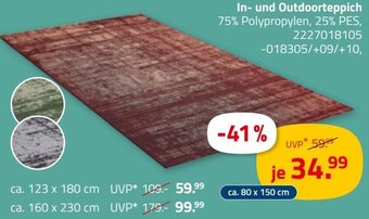 ROLLER In- und Outdoorteppich Angebot