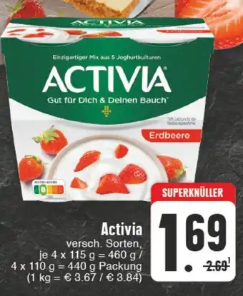 Edeka Wegner Danone Activia 4*115/4*110g Angebot