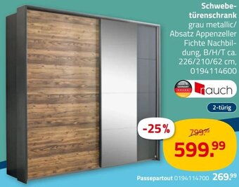 ROLLER rauch Schwebetürenschrank Angebot