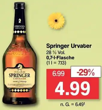 Famila Nord West Springer Urvater 0,7 L Flasche Angebot