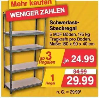 Famila Nord West Schwerlast-Steckregal Angebot