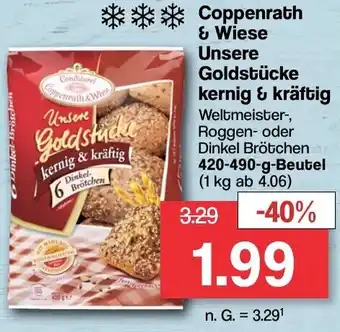 Famila Nord West Coppenrath & Wiese Unsere Goldstücke kernig & kräftig 420-490 g Beutel Angebot