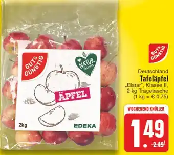 Edeka Wegner Tafeläpfel „Elstar" 2kg Angebot