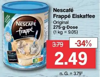 Famila Nord West Nescafé Frappé Eiskaffee 275-g-Dose Angebot