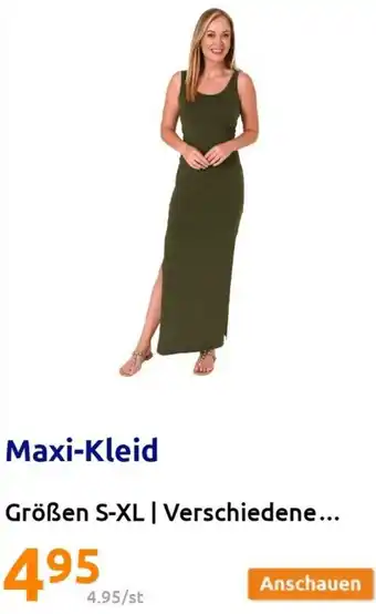 Action Maxi-Kleid Größen S-XL Angebot