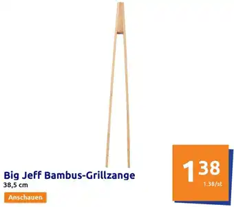 Action Big Jeff Bambus-Grillzange 38,5 cm Angebot