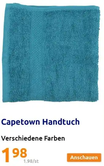 Action Capetown Handtuch Angebot
