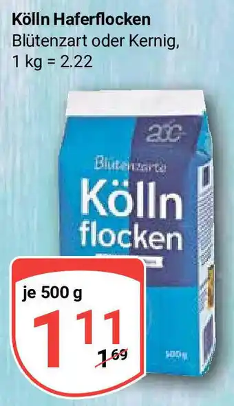 Globus Kölln Haferflocken 500 g Angebot