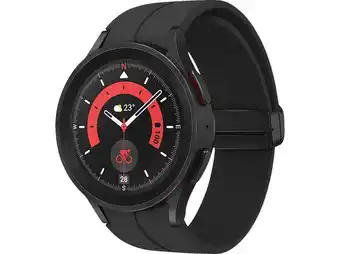 MediaMarkt Samsung galaxy watch5 pro lte 45 mm smartwatch titan fluorkautschuk, m/l, black titanium Angebot