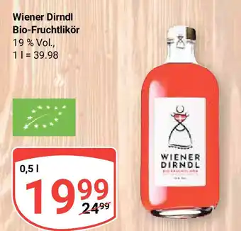 Globus Wiener Dirndl Bio Fruchlikör 0,5 l Angebot