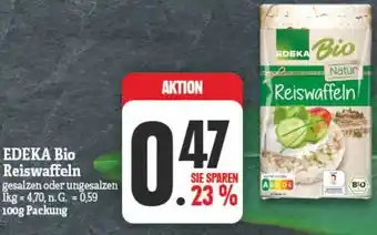 NP Discount EDEKA Bio Reiswaffeln 100g Packung Angebot