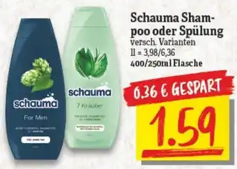 NP Discount Schauma Shampoo oder Spülung 400/250ml Flasche Angebot