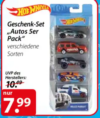 Magro Hot Wheels Geschenk Set Autos 5er Pack Angebot