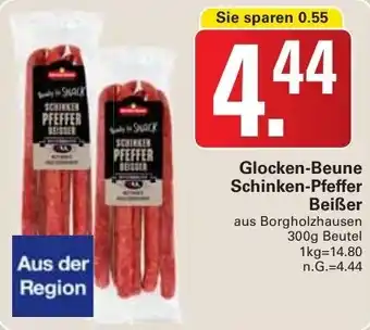 WEZ Glocken-Beune Schinken-Pfeffer Beißer 300g Beutel Angebot