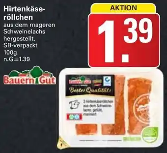 WEZ Bauern Gut Hirtenkäseröllchen 100g Angebot