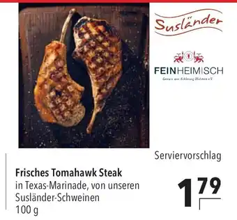 CITTI Markt Frisches Tomahawk Steak 100g Angebot