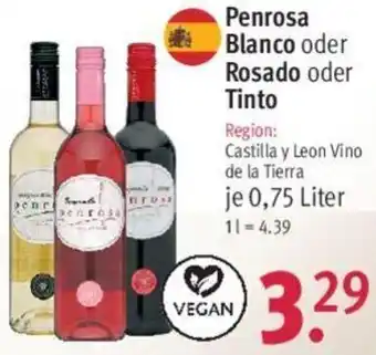 Rossmann Penrosa Blanco oder Rosado oder Tinto 0,75 Liter Angebot