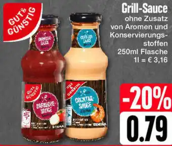 Edeka GUT& GÜNSTIG Grill-Sauce 250ml Flasche Angebot