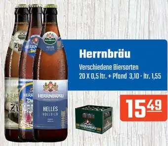 Hörl Getränke Herrnbräu 20x0,5 ltr. Angebot