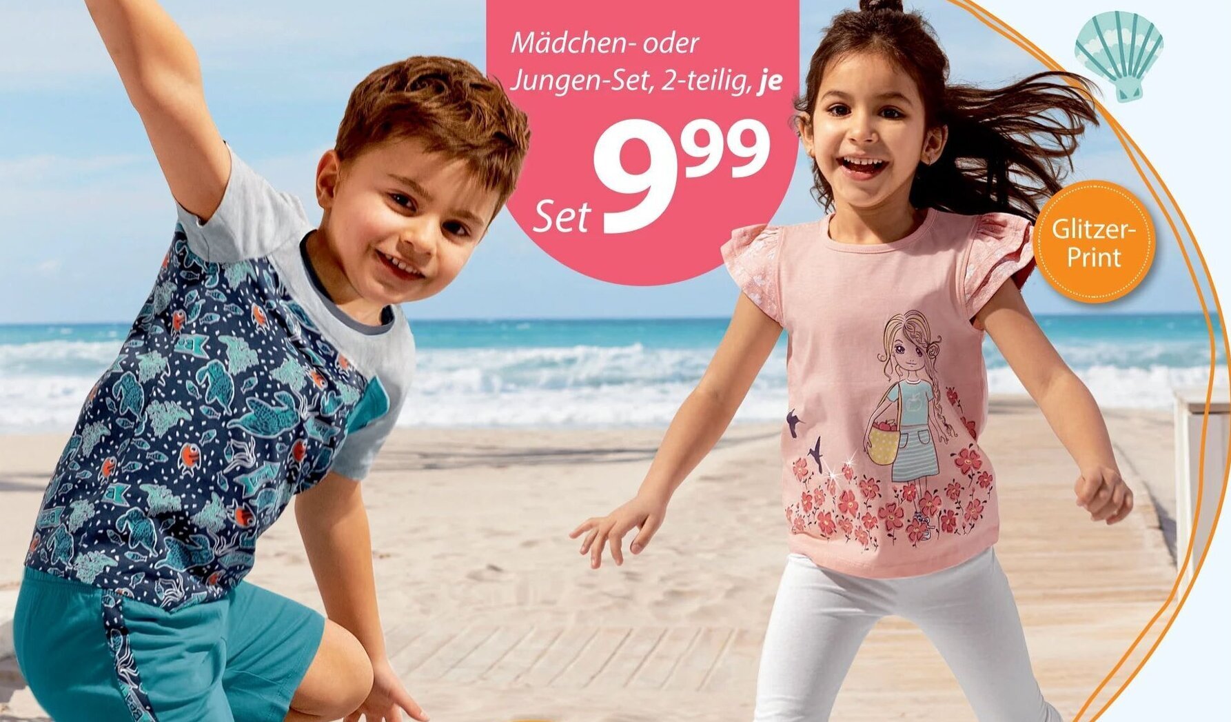 NKD Mädchen- oder Jungen-Set, 2-teilig Angebot