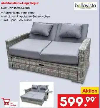 Netto Marken-Discount bellavista Multifunktions-Liege Begur Angebot