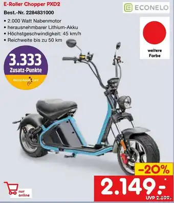 Netto Marken-Discount ECONELO E-Roller Chopper PXD2 Angebot