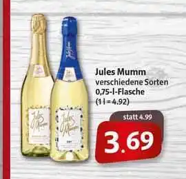 Nah & Frisch Jules Mumm Angebot