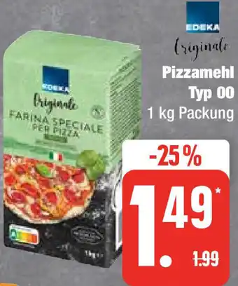 Edeka EDEKA Originale Pizzamehl Typ 00, 1 kg Packung Angebot