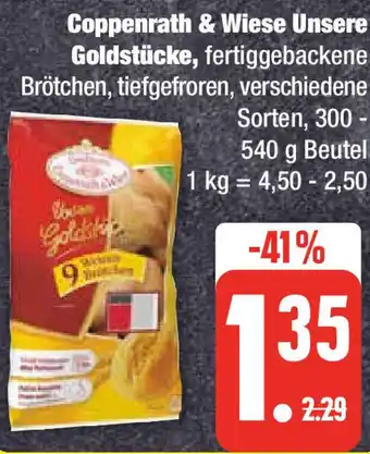 Edeka Coppenrath & Wiese Unsere Goldstücke 300-540 g Beutel Angebot