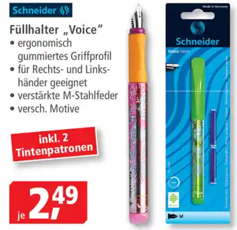 Pfennigpfeiffer Schneider Füllhalter Voice Angebot