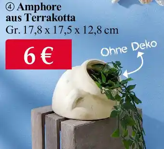 Woolworth Amphore aus Terrakotta Angebot