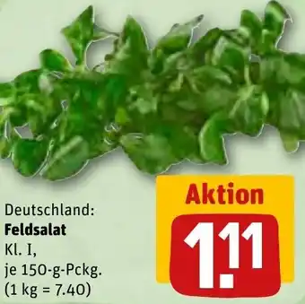 REWE Feldsalat 150 g Pckg. Angebot