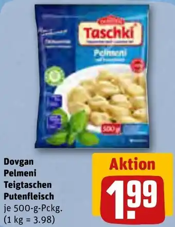 REWE Dovgan Pelmeni Teigtaschen Putenfleisch 500-g-Pckg. Angebot