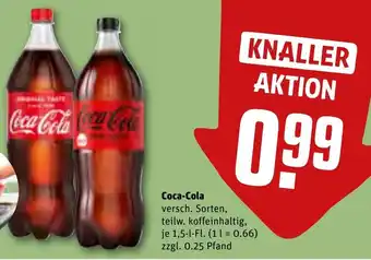 REWE Coca-Cola 1,5 L-Fl. Angebot