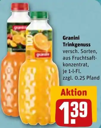 REWE Granini Trinkgenuss 1 L-Fl. Angebot