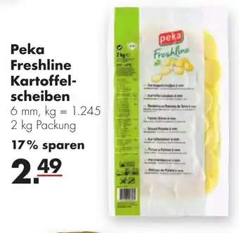 Handelshof Peka Freshline Kartofelscheiben 2kg Angebot