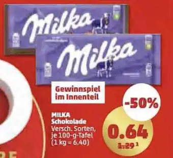 PENNY MILKA Schokolade 100 g Tafel Angebot