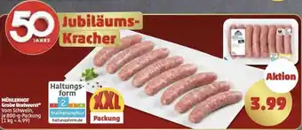 PENNY MÜHLENHOF Grobe Bratwurst g-Packung Angebot